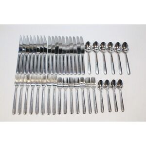 Splendide STRAND Spoon Fork Knife Lot Of 43 Stainless 18/10 Flatware